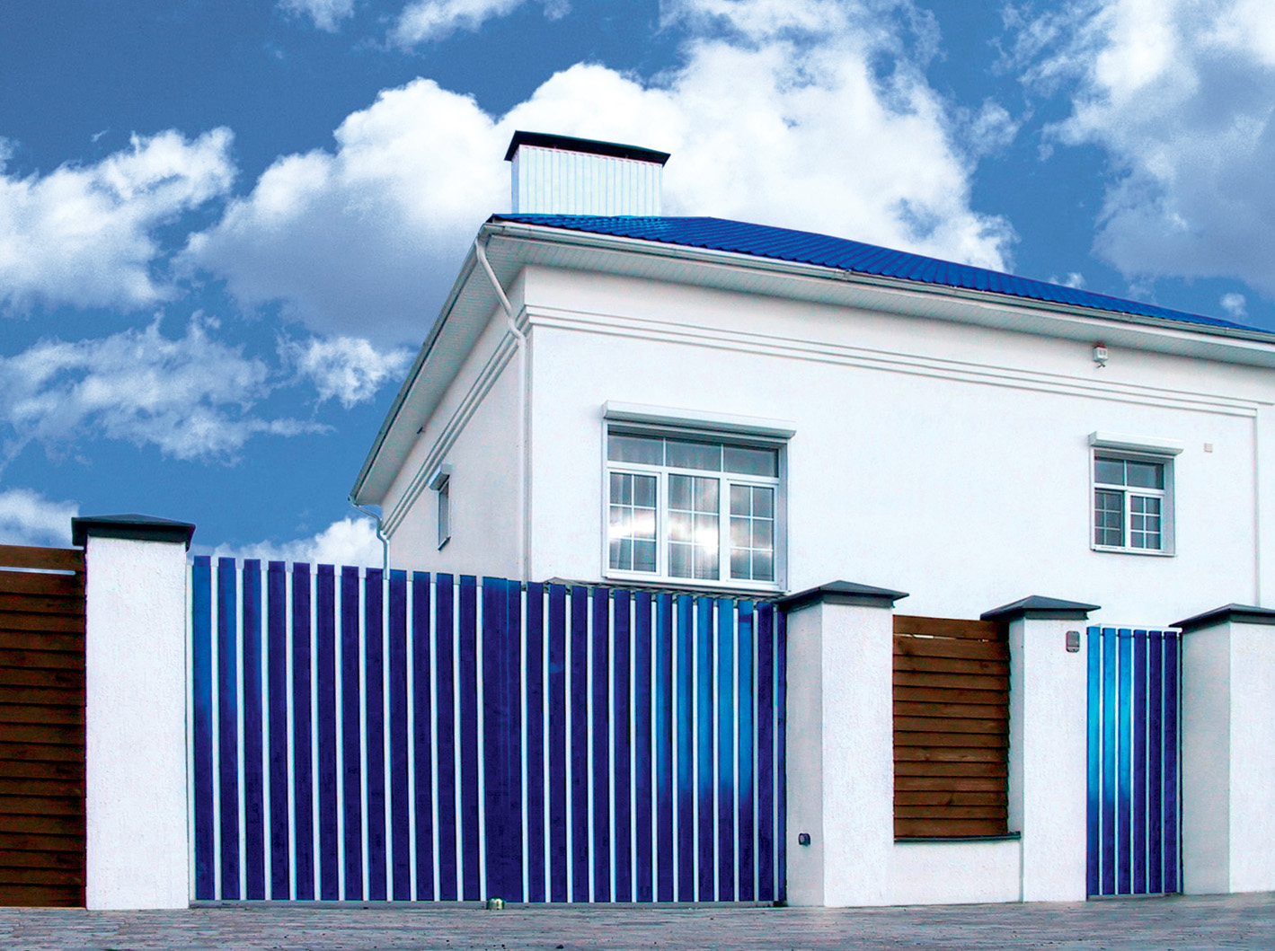 System of swinging and sliding gates and wickets serefefies ADS400_18.01